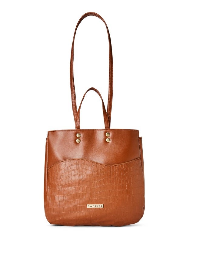 كابريس حقيبة تسوق كبيرة بنية اللون من كابريس للنساء - Image 1